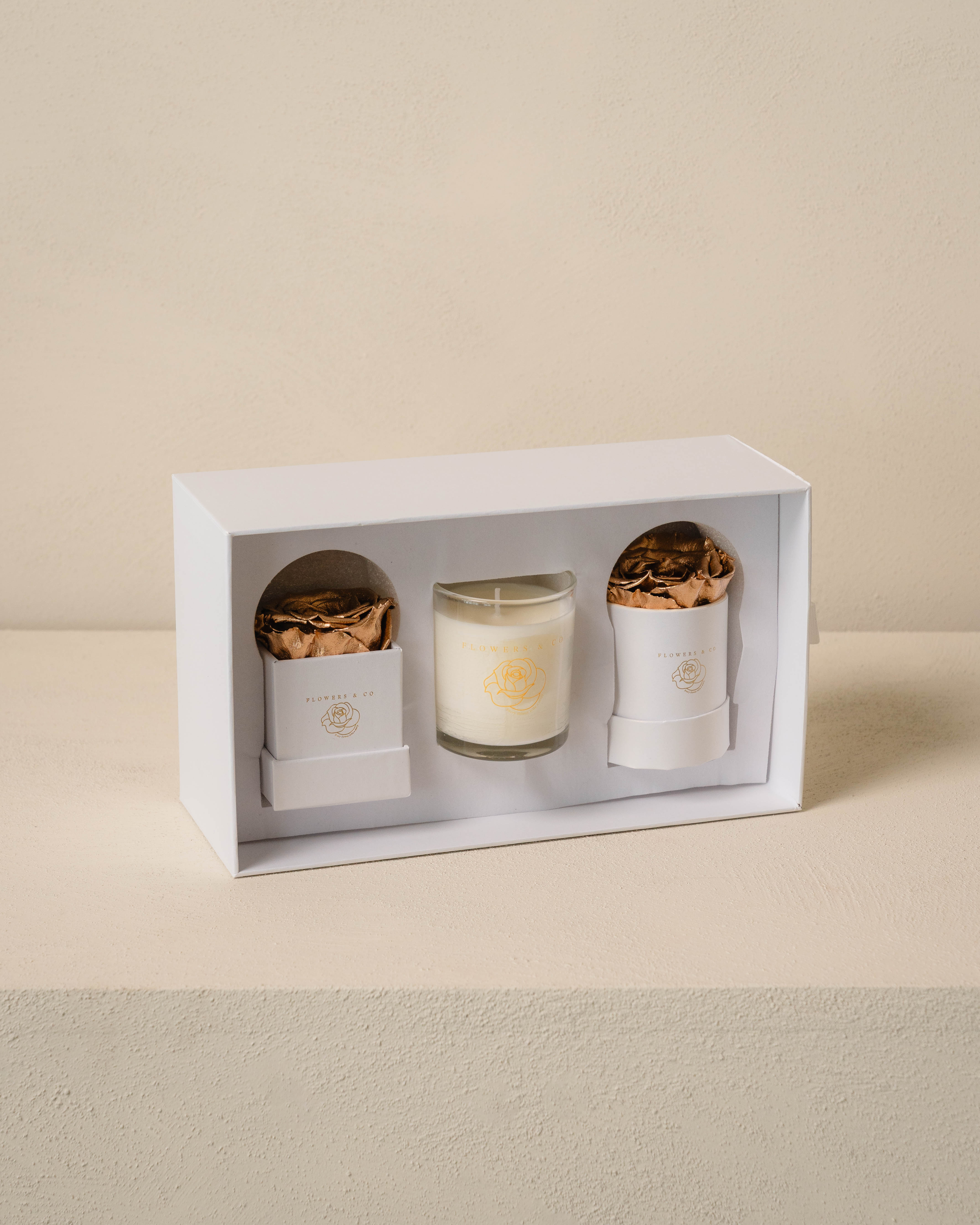Scent & Flower gift gold