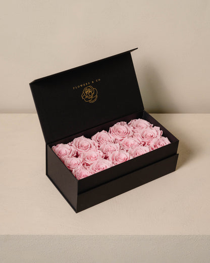 Pink Longlife Rose Box – medium