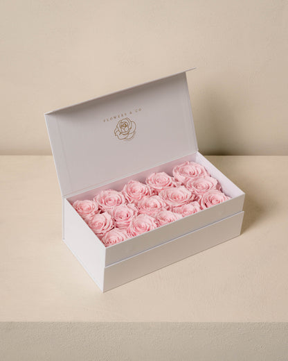 Pink Longlife Rose Box – medium