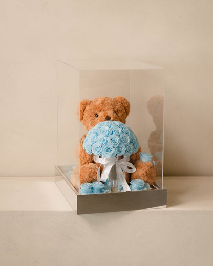The Rose Hug Bear Blue