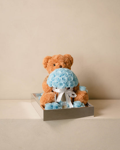 The Rose Hug Bear Blue