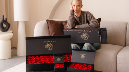 Red Longlife Rose Box – Large