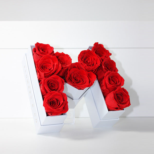 Flower letter M