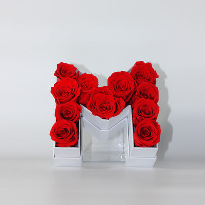 Flower letter M